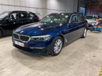 Bmw 520i break Benzine 170pk Euro 6 Bj. 7/2020 Full option, Auto's, BMW, Automaat, Blauw, Leder, Bedrijf