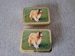 2 blikken doosjes Lassie, Ophalen of Verzenden, Gebruikt