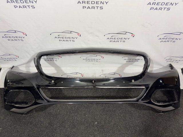 Mercedes C Klasse W205 Voorbumper 6x PDC 197 A2058850125, Auto-onderdelen, Carrosserie, Bumper, Mercedes-Benz, Voor, Gebruikt