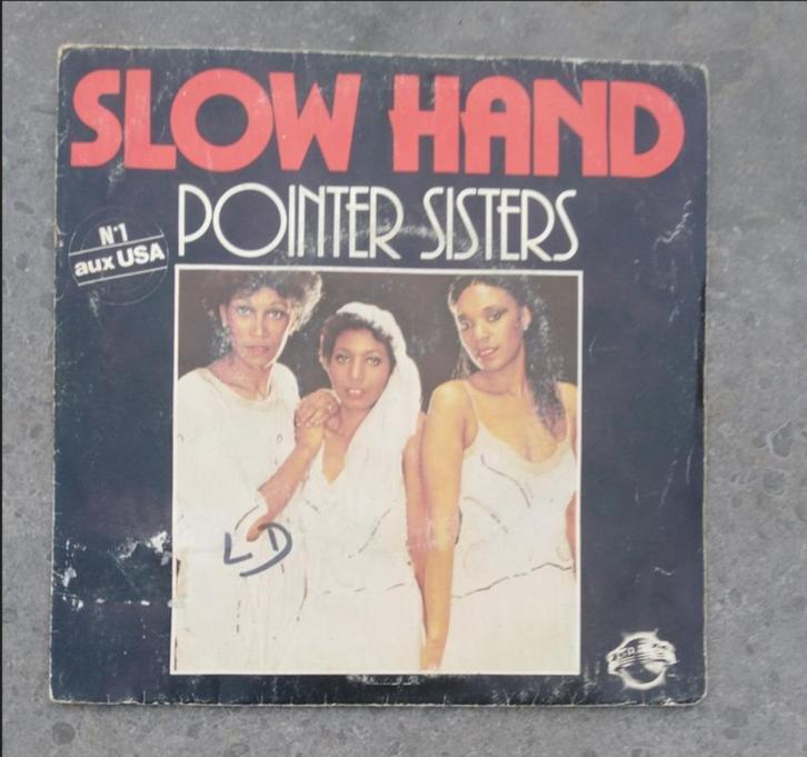 POINTER SISTERS: "Slow hand", Cd's en Dvd's, Vinyl Singles, Zo goed als nieuw, Single, Pop, 7 inch, Ophalen of Verzenden