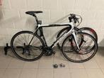 Merida racefiets Carbon, Fietsen en Brommers, 28 inch, Gebruikt, 15 tot 20 versnellingen, 57 tot 61 cm