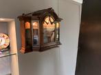 Antieke vitrinekast met verlichting, Huis en Inrichting, Kasten | Vitrinekasten, Ophalen of Verzenden