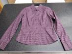 bijna nieuw bloes blouse hemd paars met print JBC 40, Maat 38/40 (M), JBC, Paars, Nieuw