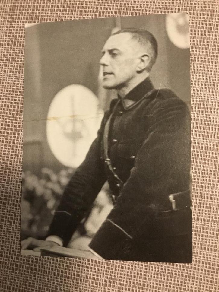 Herdenkingsprent Joris Van Severen vermoord Abbeville 1940, Verzamelen, Bidprentjes en Rouwkaarten, Rouwkaart, Ophalen