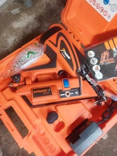 Paslode nagelpistool schiethamer spijkermachine, Doe-het-zelf en Bouw, Gereedschap | Overige machines, Zo goed als nieuw, Ophalen