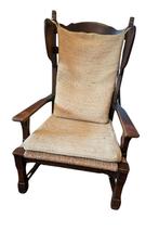 Fauteuil bergère année 1960/70, Maison & Meubles, Fauteuils, 75 à 100 cm, Tissus, Enlèvement, Utilisé