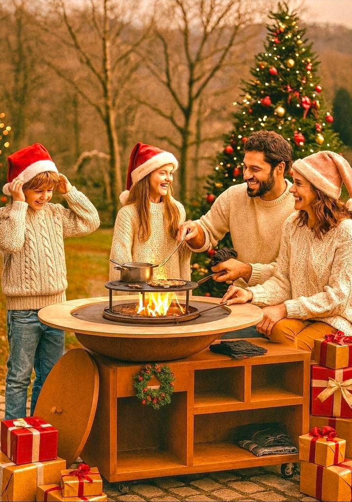 BBQ PLANCHA BRASERO CADEAU Noël, Jardin & Terrasse, Barbecues au charbon de bois, Neuf, Avec accessoires, Enlèvement ou Envoi