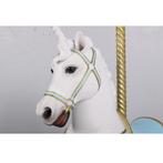 Christmas Carousel Horse Unicorn beeld – Paard Hoogte 145 cm, Nieuw, Ophalen of Verzenden