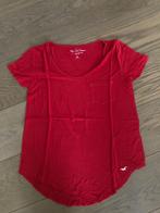 Rode t-shirt Hollister XS, Kleding | Dames, Maat 34 (XS) of kleiner, Hollister, Ophalen of Verzenden, Zo goed als nieuw