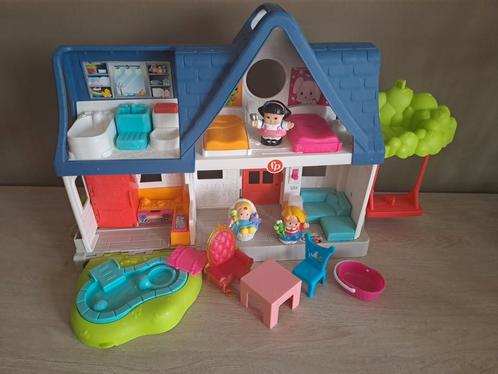 Groot Fisher-Price speelhuis met licht en geluid, Kinderen en Baby's, Speelgoed | Fisher-Price, Zo goed als nieuw, Met licht, Ophalen