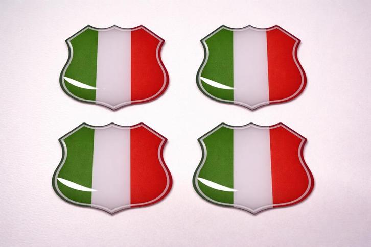 3D Italie gel vlag stickers UV-bestendig, Verzamelen, Stickers, Nieuw, Overige typen, Verzenden