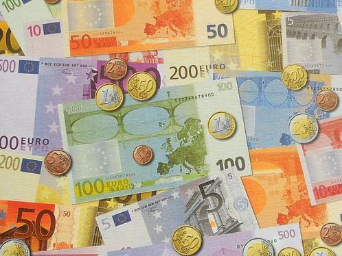 Puzzel Euro munten & biljetten - 500 stuks, Hobby en Vrije tijd, Denksport en Puzzels, Zo goed als nieuw, Legpuzzel, Minder dan 500 stukjes