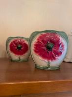 Set van twee Saint-Ghislain aardewerken plantenbakken, Antiek en Kunst, Ophalen