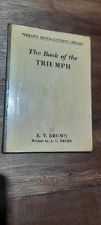 Triumph book PITMAN.S, Motos, Modes d'emploi & Notices d'utilisation, Triumph