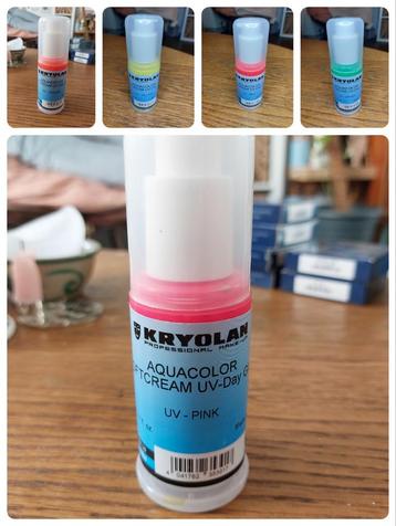 Kryolan Aquacolor zachte crème UV-dagcrème — 30 ml beschikbaar voor biedingen