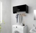 Nieuwe zwarte hangende opbergkast, Huis en Inrichting, Kasten | Dressoirs, Met hangruimte, Eikenhout, Nieuw, Moderne