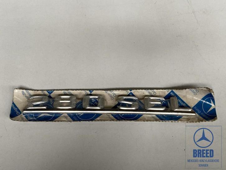 NOS typeplaatje 280SEL voor Mercedes-Benz W126, Auto-onderdelen, Carrosserie, Mercedes-Benz, Nieuw, Ophalen of Verzenden