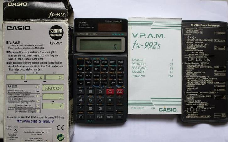 Casio Scientific FX-992s rekenmachine, Diversen, Rekenmachines, Zo goed als nieuw, Ophalen