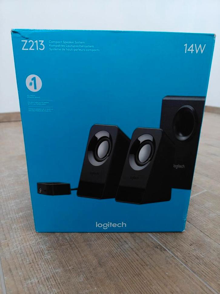 Logitech Z213, Informatique & Logiciels, Enceintes Pc, Comme neuf, Enlèvement ou Envoi