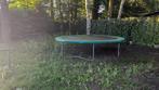 Trampoline met groene stootband, Kinderen en Baby's, Speelgoed | Buiten | Trampolines, Ophalen, Gebruikt