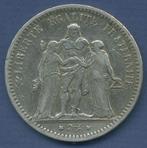 Frankrijk 5 francs, 1849 Hercules A Parijs, Postzegels en Munten, Frankrijk, Zilver, Ophalen of Verzenden, Losse munt