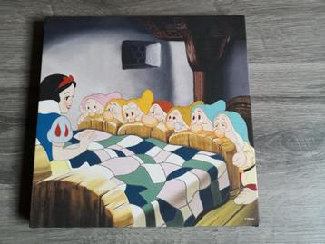 Canvas Disney's sneeuwwitje en de zeven dwergen  beschikbaar voor biedingen