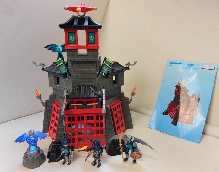 Playmobil 5480 Geheime citadel van de complete draak, Kinderen en Baby's, Speelgoed | Playmobil, Zo goed als nieuw, Complete set