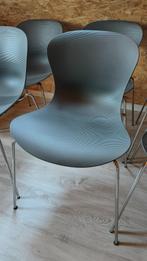 6x Fritz Hansen ~ Kasper Salto - NAP chair, Huis en Inrichting, Ophalen, Kunststof, Zo goed als nieuw, Grijs