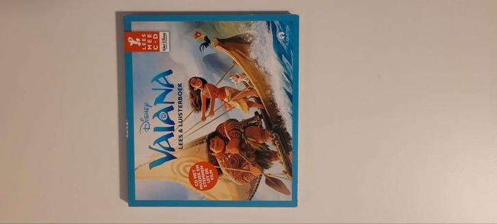 Vaiana lees en luisterboek, Cd's en Dvd's, Cd's | Kinderen en Jeugd, Zo goed als nieuw, Muziek, Ophalen