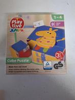 houten blokpuzzel dieren - 9 blokken, Kinderen en Baby's, Ophalen, 2 tot 4 jaar, Zo goed als nieuw, Van hout