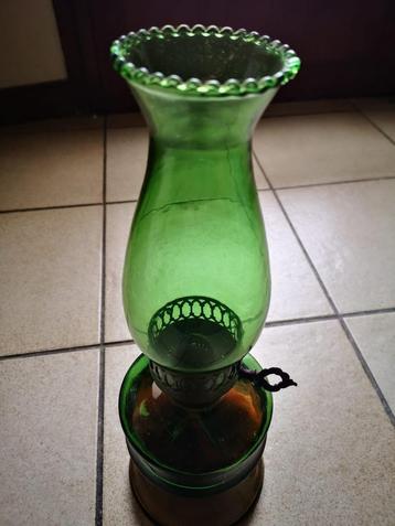 antieke gaslamp, Moins de 25 cm, Comme neuf, Enlèvement, Noir