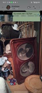 Antieke?mahonie? Houten fotokader...groot, Ophalen