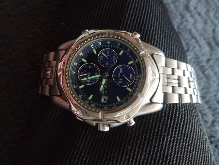 Horloge Pulsar Titanium Chronograph., Bijoux, Sacs & Beauté, Montres | Hommes, Enlèvement ou Envoi