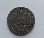 Duitsland, Württemberg 2 mark 1904 F zilver, Enlèvement ou Envoi, Monnaie en vrac, Argent, Allemagne