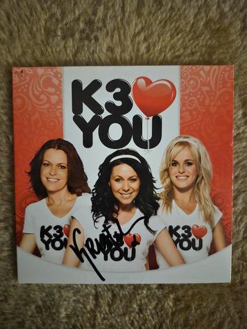 Cd single originele K3 met handtekening van Kristel, Enlèvement ou Envoi, Utilisé