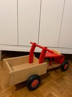 Houten loopfietsje, Ophalen, Gebruikt