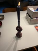 Zara Home kandelaar 40cm hoog met led-kaars, Huis en Inrichting, Overige materialen, Bruin, 25 tot 50 cm, Nieuw