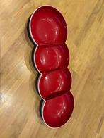 Tupperware hapjesschaal, Huis en Inrichting, Ophalen, Zo goed als nieuw, Rood, Schaal