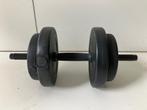 halter, Sport en Fitness, Fitnessmaterialen, Ophalen, Zo goed als nieuw, Halterschijven