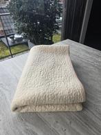 Wollen deken Wool Collection - 100% Zuivere Scheerwol, Huis en Inrichting, Slaapkamer | Beddengoed, Gebruikt, Beige, Tweepersoons