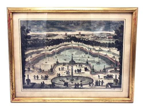 Gravure -- La Grande Pièce d'Eau à Versailles -- G. PERELLE, Antiquités & Art, Art | Peinture | Classique, Enlèvement ou Envoi