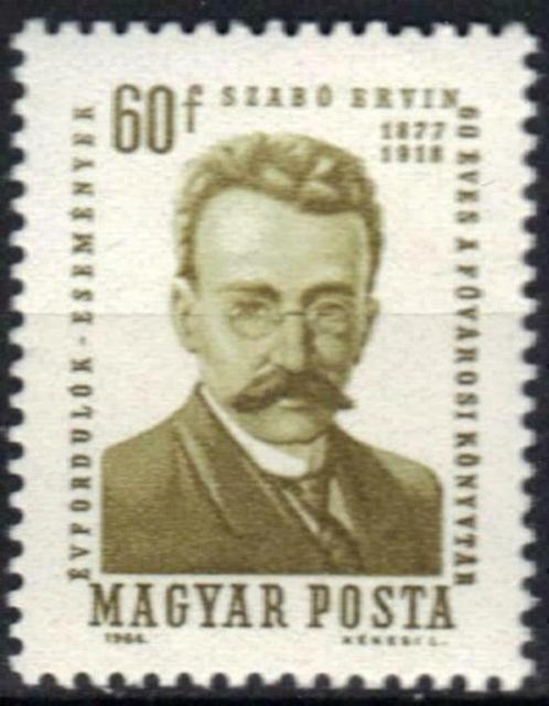 Hongarije 1964 - Yvert 1681 - Ervin Szabo (PF), Postzegels en Munten, Postzegels | Europa | Hongarije, Postfris, Verzenden