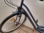 Vélo de ville Elops 120 à cadre bleu + cadenas KryptoLok 995, Vélos & Vélomoteurs, Comme neuf