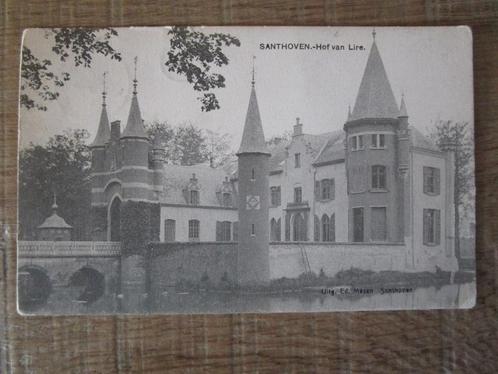 oude postkaarten Zandhoven Hof van Lierde, Verzamelen, Postkaarten | Themakaarten, 1920 tot 1940, Gebouw, Ophalen of Verzenden