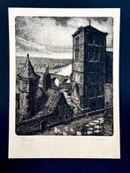 Jules Van de Leene (1887-1962) - « Huy » Épreuve d'artiste, Ophalen of Verzenden