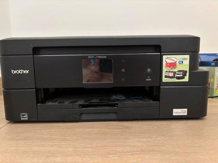Brother printer, Computers en Software, Printers, Gebruikt, Printer, Inkjetprinter, Kleur printen, Kopieren, Mailen, Scannen, Zwart-en-wit printen