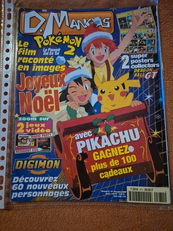 D Manga magazine 471 Pokémon 2 , dragon ball gt ,digimon com, Enlèvement ou Envoi, Comme neuf