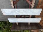 Tablet marmer wit, Doe-het-zelf en Bouw, Ophalen, Gebruikt, 100 tot 150 cm, Hardsteen