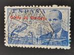 Golfo de Guinea 1942 - met opdruk, Postzegels en Munten, Postzegels | Afrika, Ophalen of Verzenden, Guinee, Gestempeld