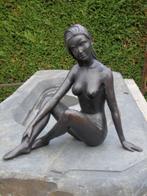 statue d une femme nue en bronze pat noir , nue en bronze, Jardin & Terrasse, Statues de jardin, Autres types, Autres matériaux